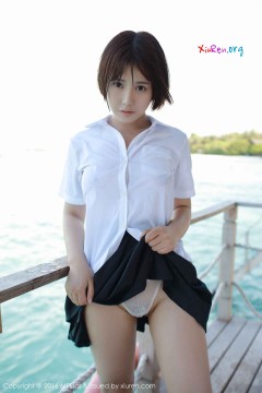 [MFStar] Vol.057 短发清新萌妹Evelyn艾莉诱惑湿身制服糖水写真 50P